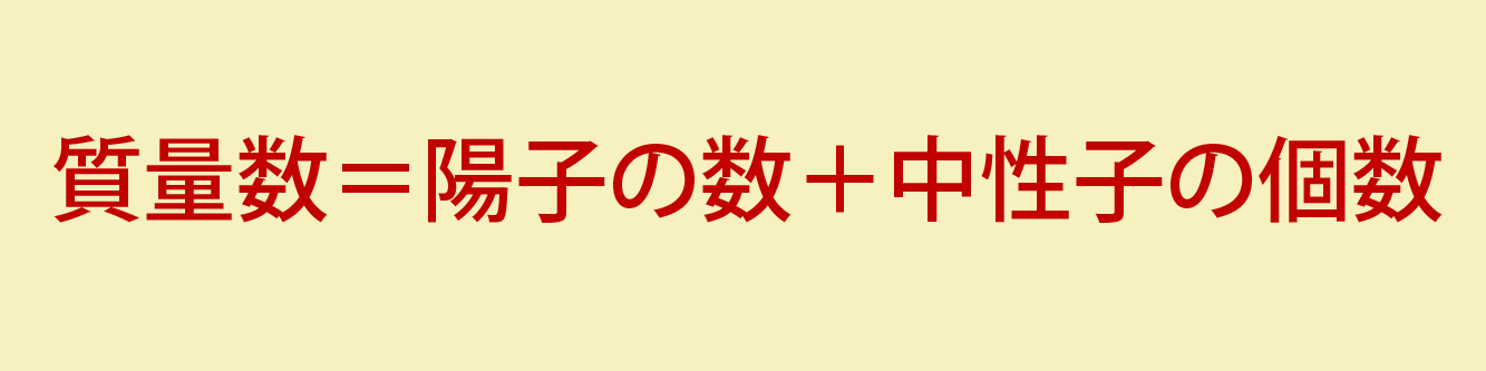 質量数とは何か