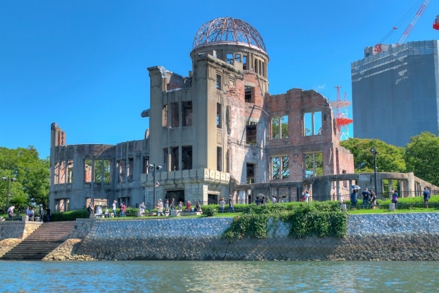 原爆ドーム終戦記念日