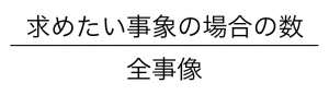 余事象の考え方④確率の基本