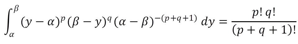 部分積分を用いたβ(ベータ)関数の証明