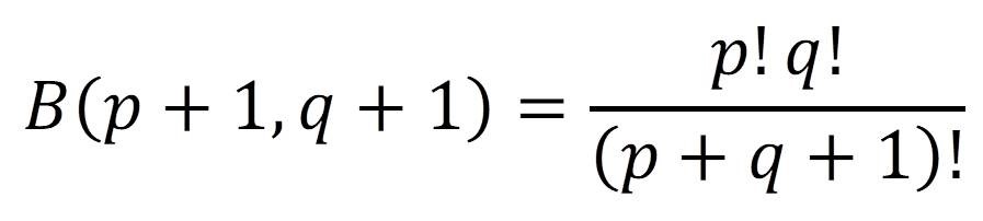 部分積分を用いたβ(ベータ)関数の証明
