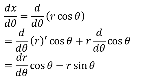 dx/dθ