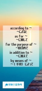 群前置詞が学べるスマホ壁紙