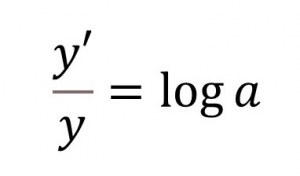 y=a^xの両辺を微分