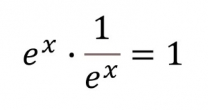 e^x e^-x の計算