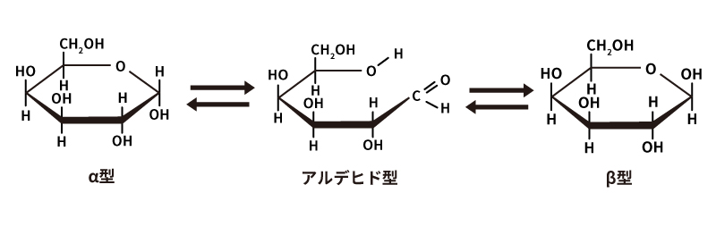 ガラクトースの平衡状態