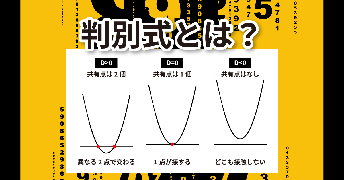 判別式を解説
