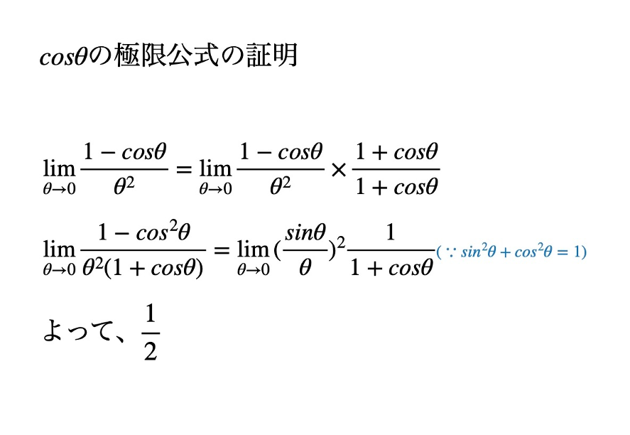 tanの極限の式