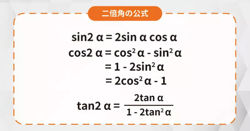 2倍角の公式